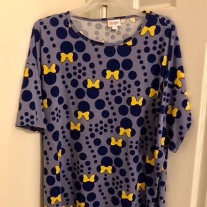 Disney Navy Blue, Periwinkle, and Yellow Irma